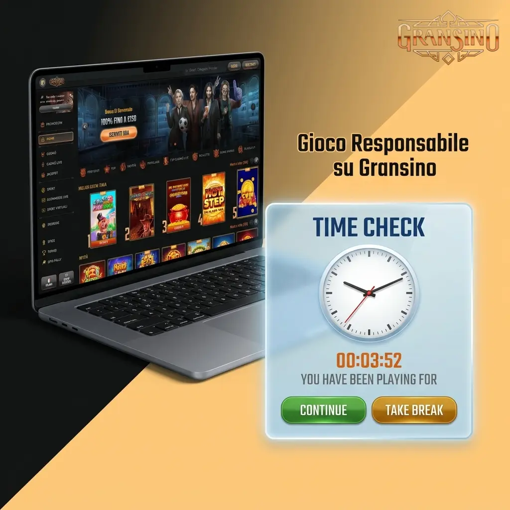 Gransino gioco responsabile: strumenti per limiti deposito, perdita, sessione e auto-esclusione per giocare in sicurezza