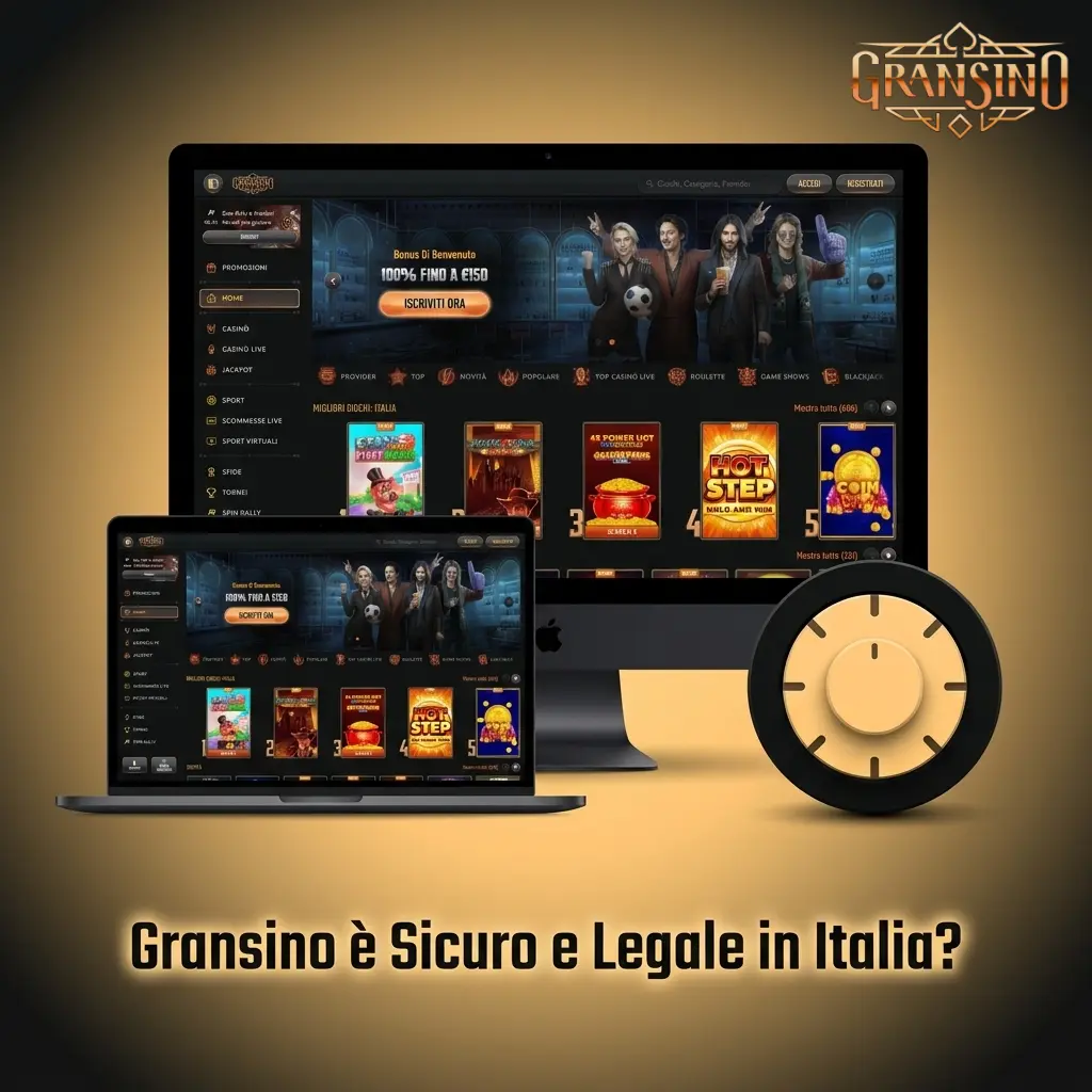 Gransino casino online: sicurezza con licenza Curaçao, crittografia SSL 128 bit e gioco responsabile in Italia