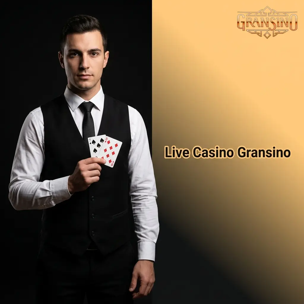 Dealer reali in streaming al Live Casino Gransino: roulette, blackjack, baccarat e game show con Evolution e Pragmatic Play