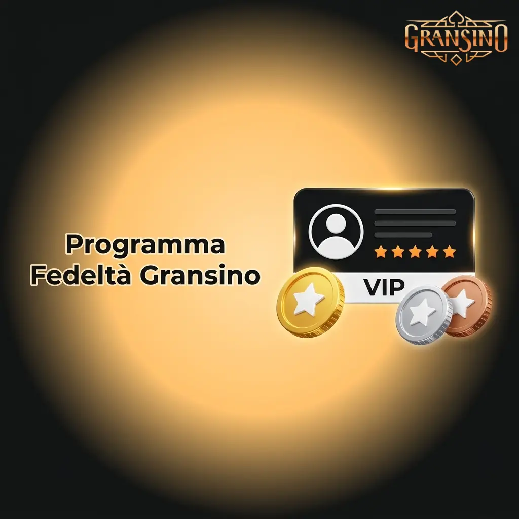 Programma fedeltà VIP Gransino: accumulo punti, cashback crescente e vantaggi esclusivi per giocatori italiani