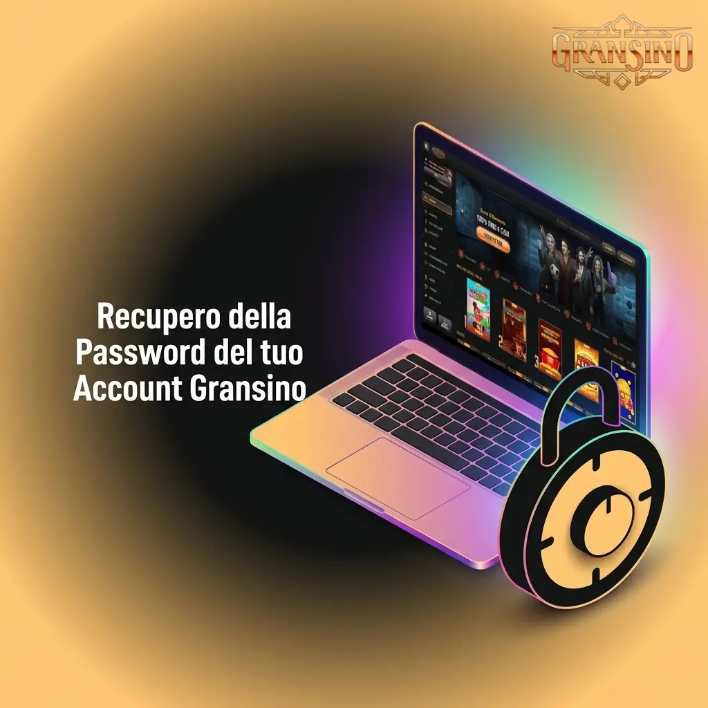 Guida recupero password account Gransino tramite email o SMS in pochi semplici passaggi